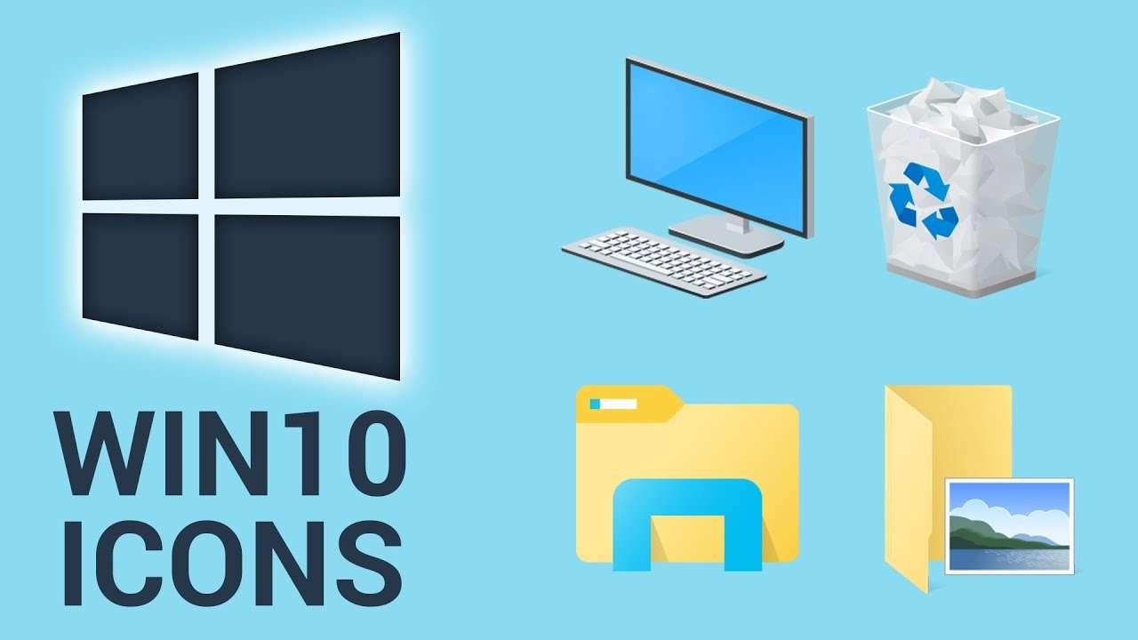 How to Change Windows 10 Desktop icons?