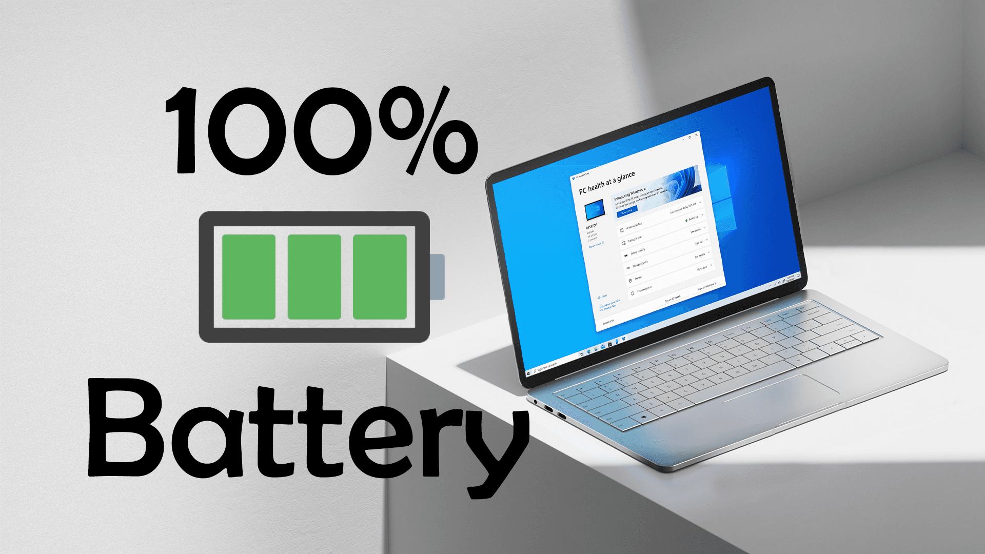 How to Check Laptop Battery Health in Windows 11?