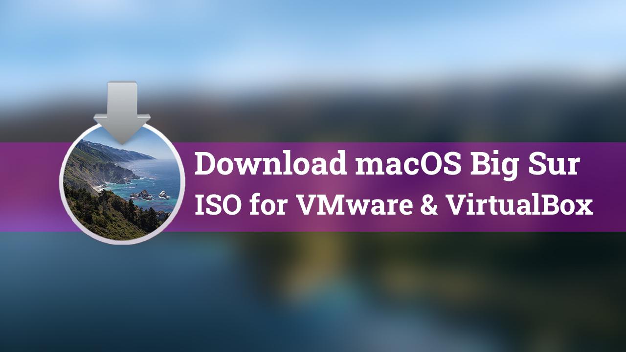 Download macOS Big Sur ISO For VMware & VirtualBox