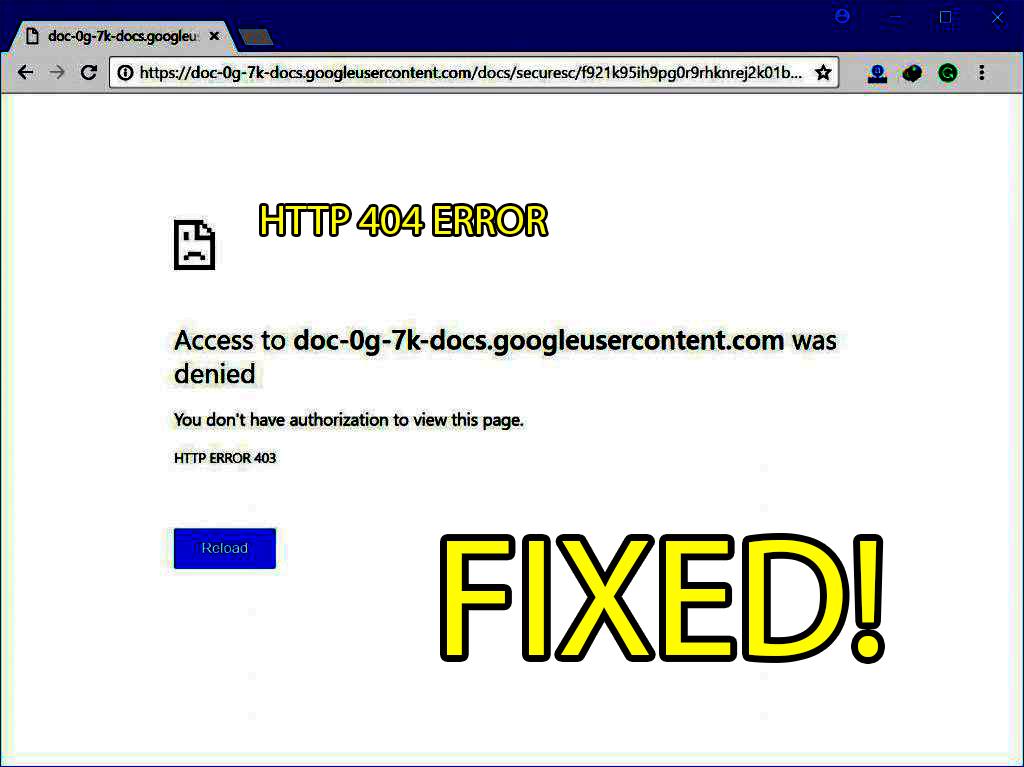 How to Fix Google Drive Authorization HTTP 403 Error