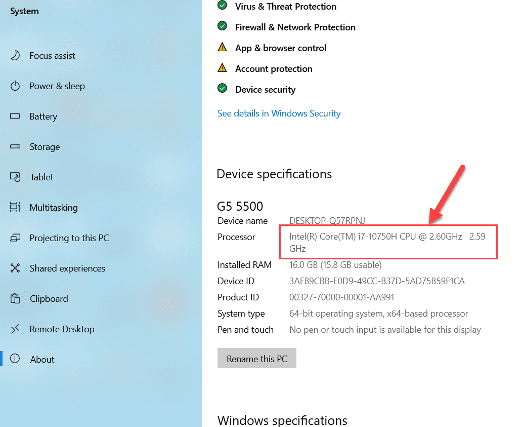 How to Check the Generation of Laptop or PC in Windows 10