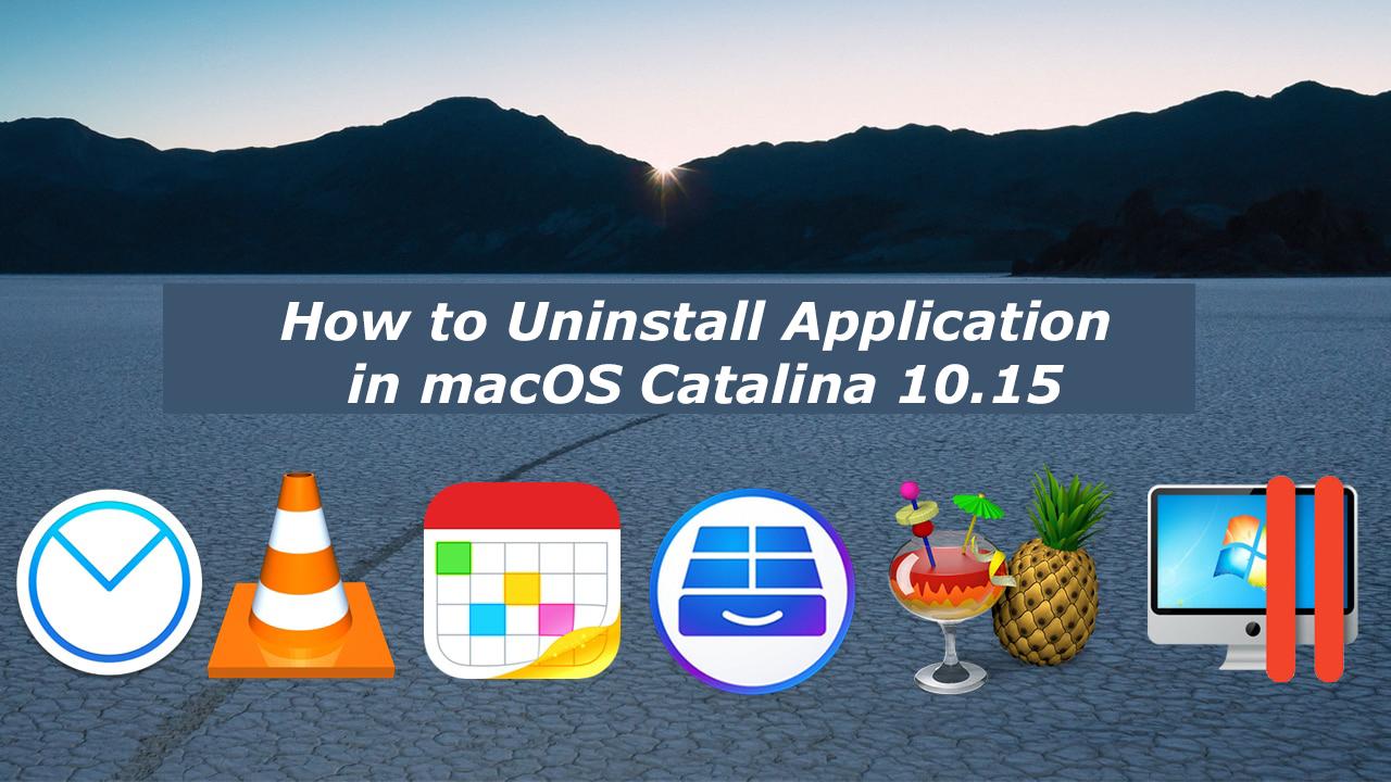 How to Delete/Uninstall Application in macOS 10.15 Catalina