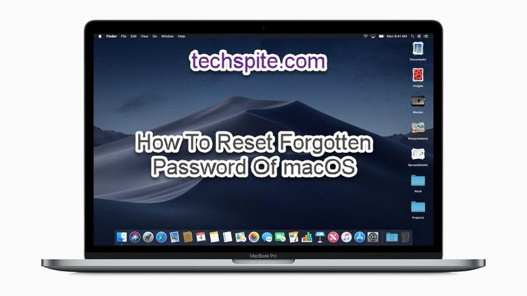 How To Reset Forgotten Password Of macOS Mojave