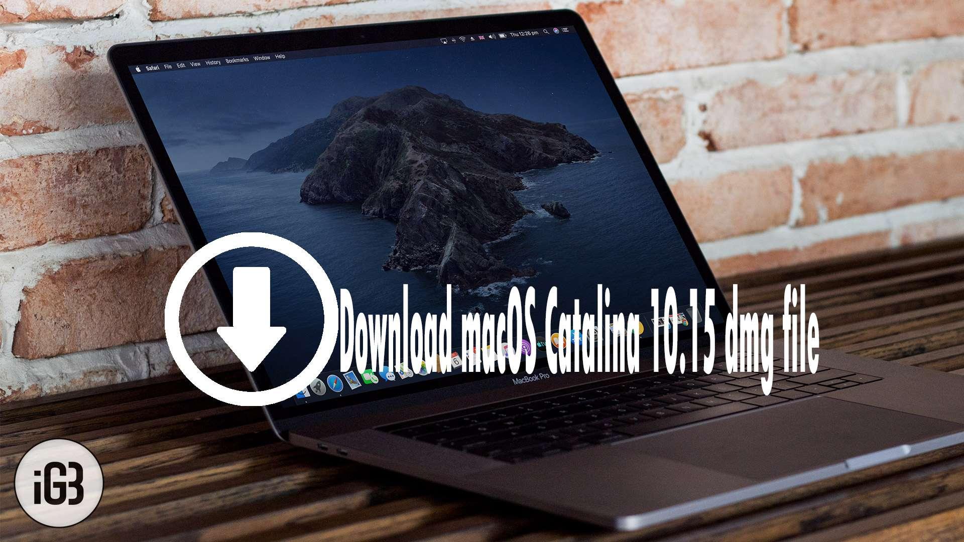 Download macOS Catalina DMG file – (Direct Links)