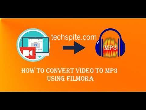 How To Convert Video to MP3 using Filmora