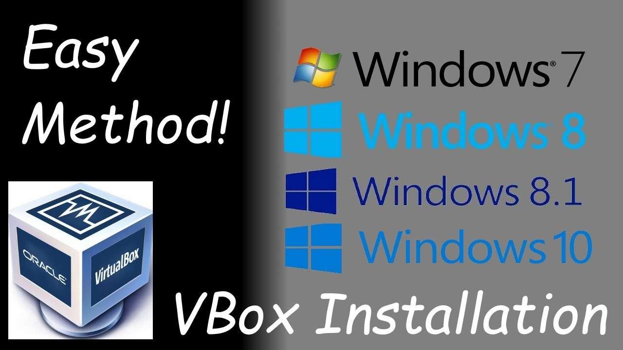 How To install Oracle Virtualbox on Windows 7/8/10