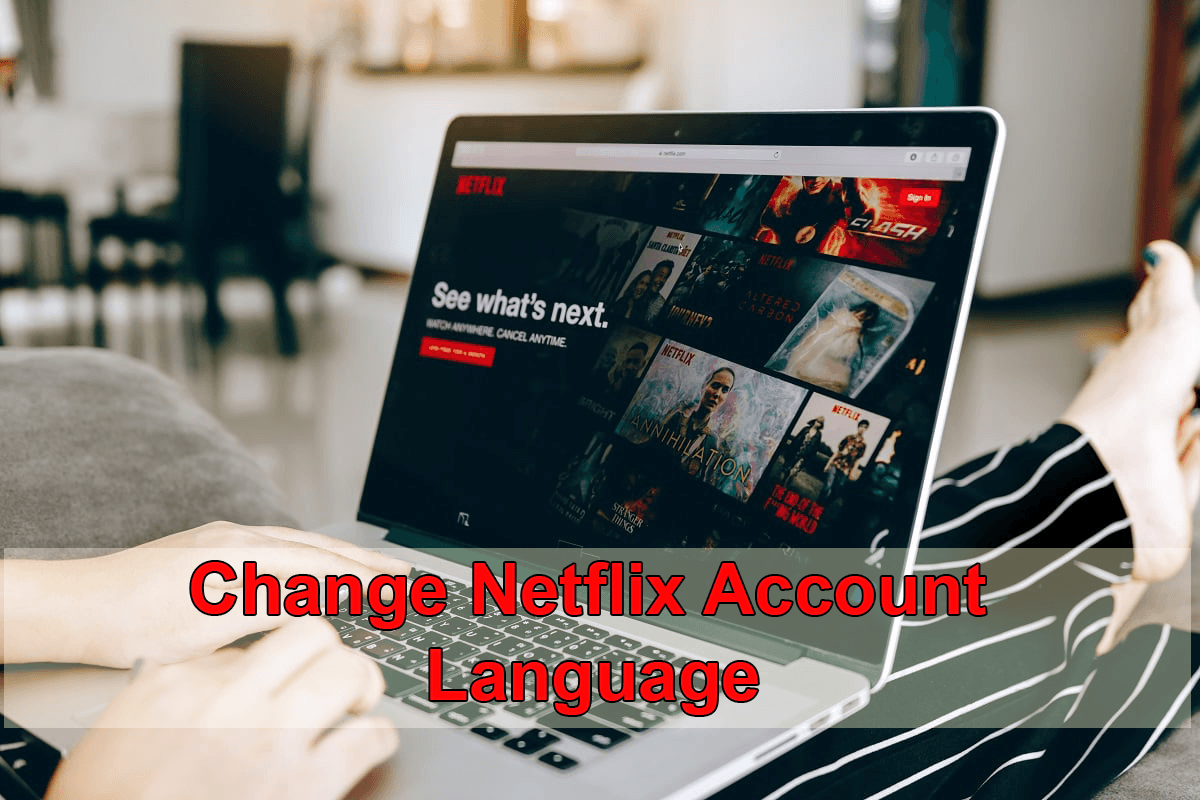How to Change Netflix Account Language on Laptop?