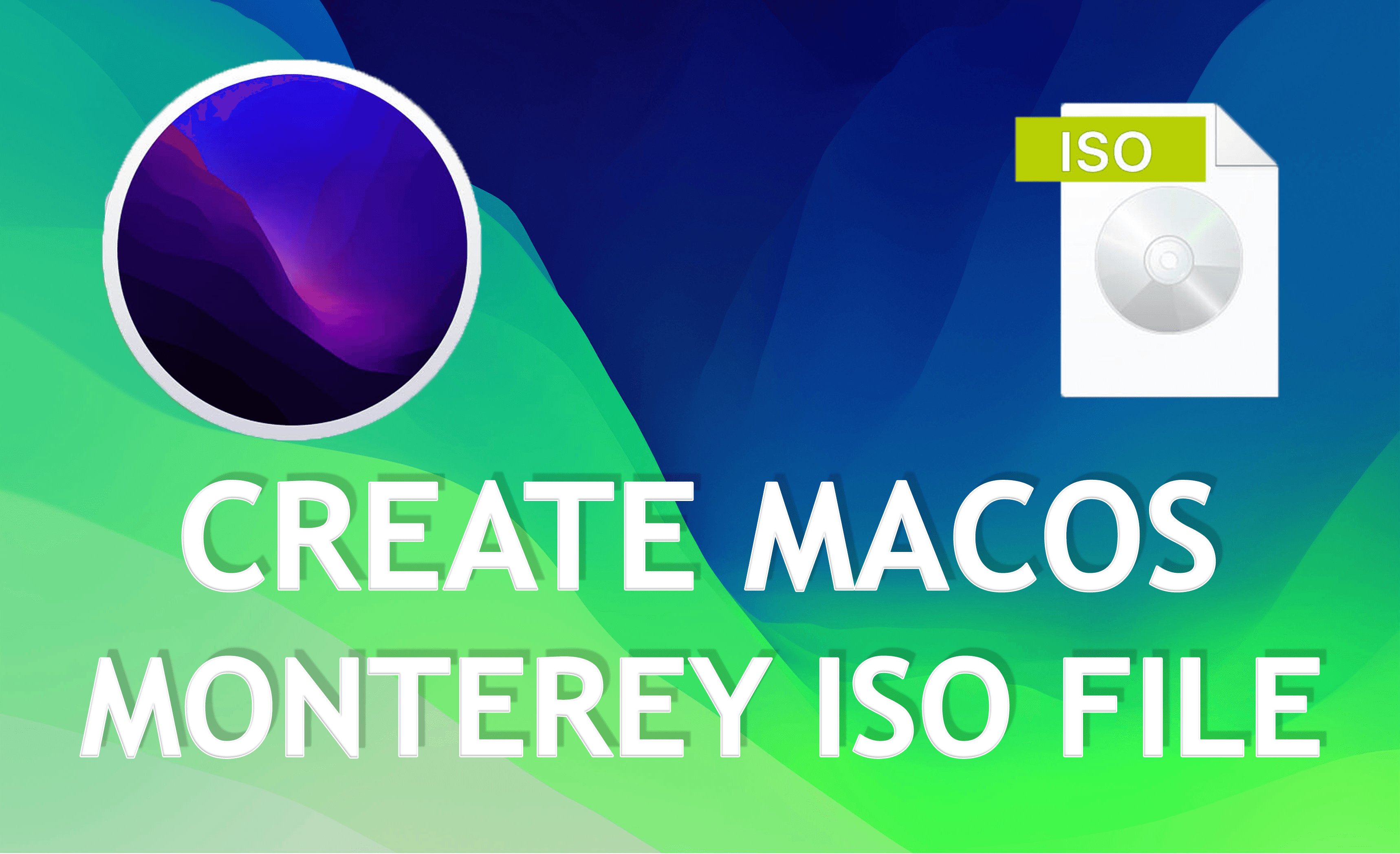 How to Create macOS Monterey ISO Image File? (Latest Version)