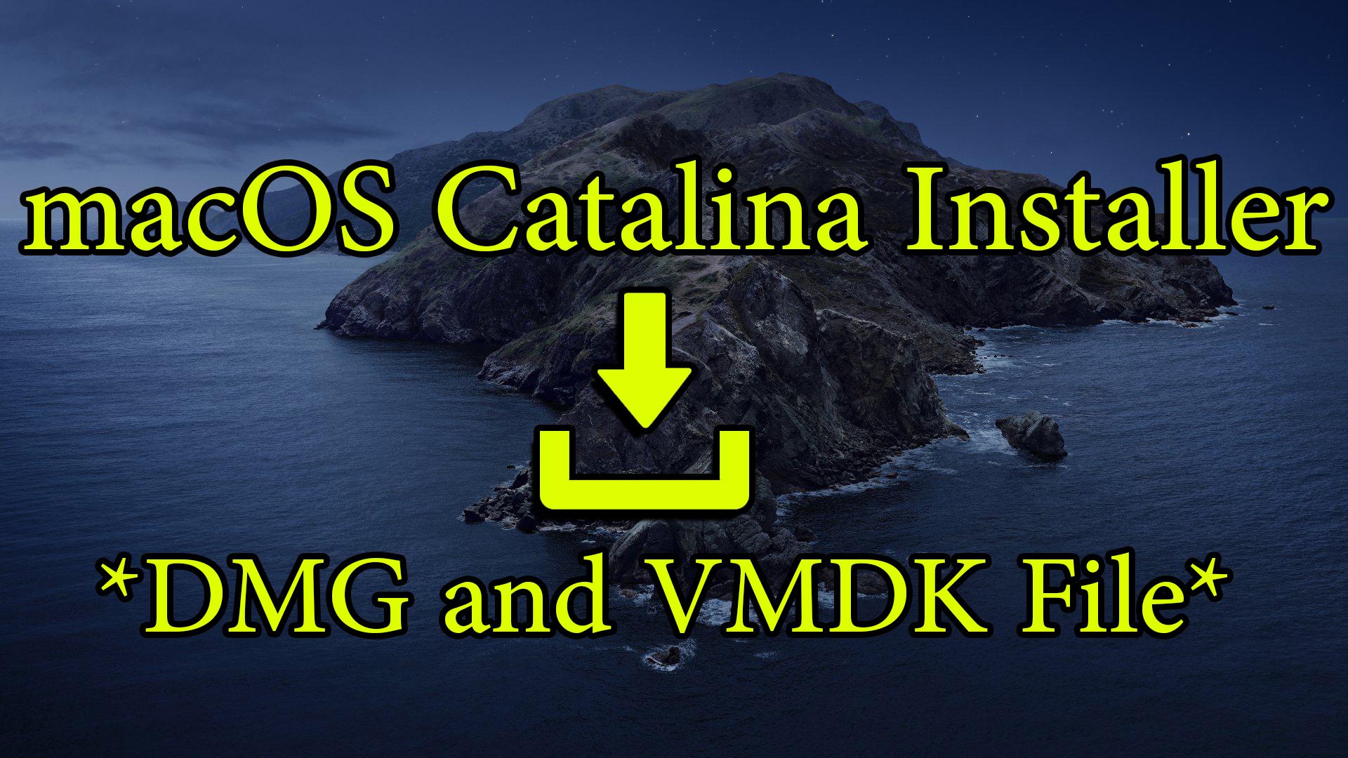 Download macOS Catalina Installer – DMG and VMDK File