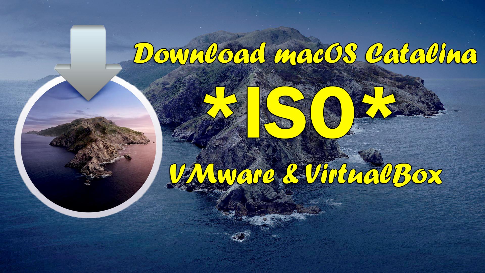 Download macOS 10.15 Catalina ISO For VMware & VirtualBox