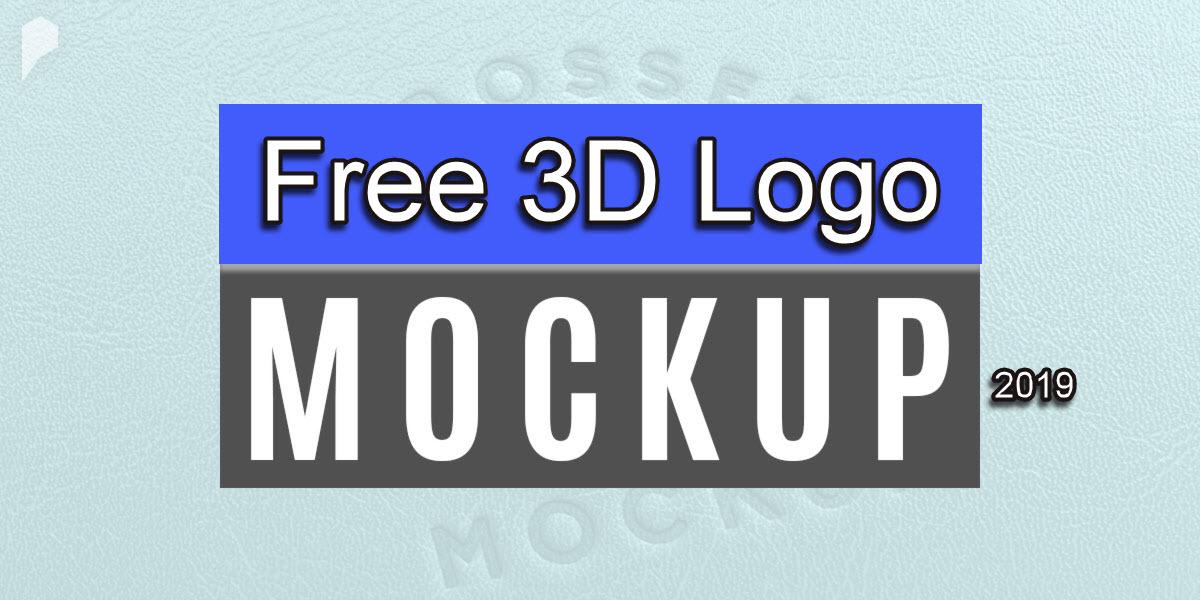Free 3D Logo Mockups: Realistic Logo Mockups Download 2020
