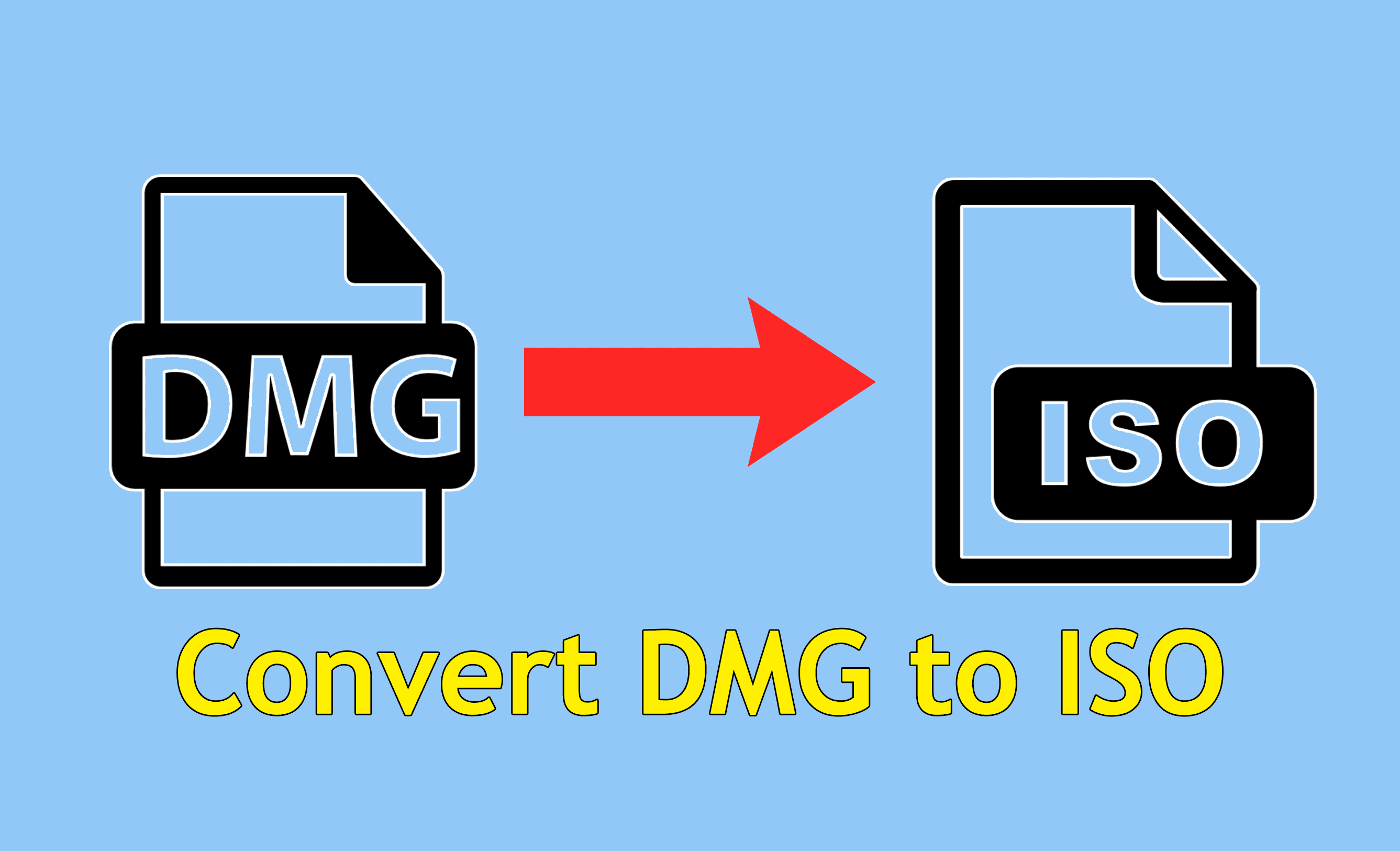 How to Convert DMG Files to ISO Files on Windows