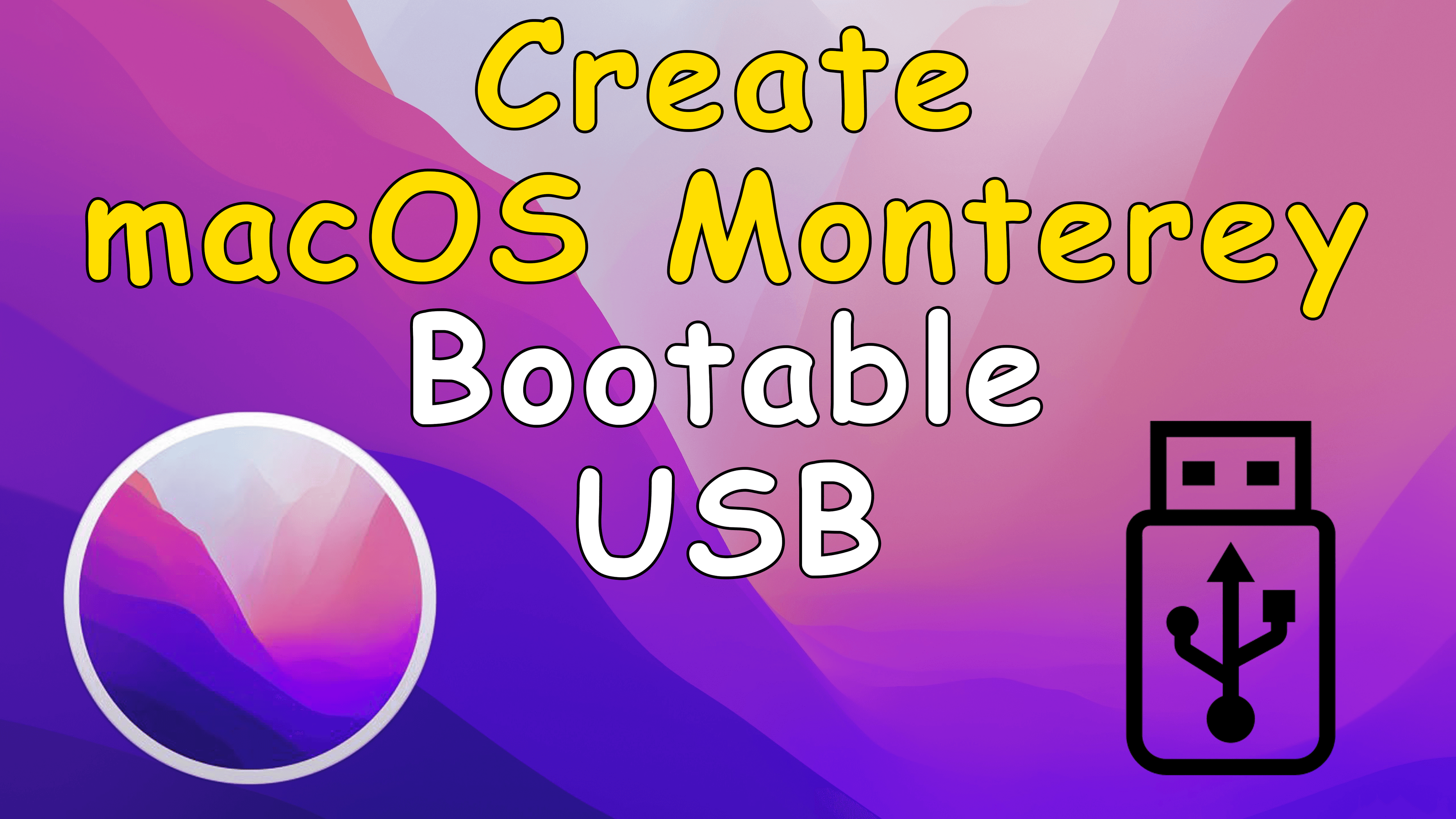 How to Create macOS Monterey Bootable USB using Terminal