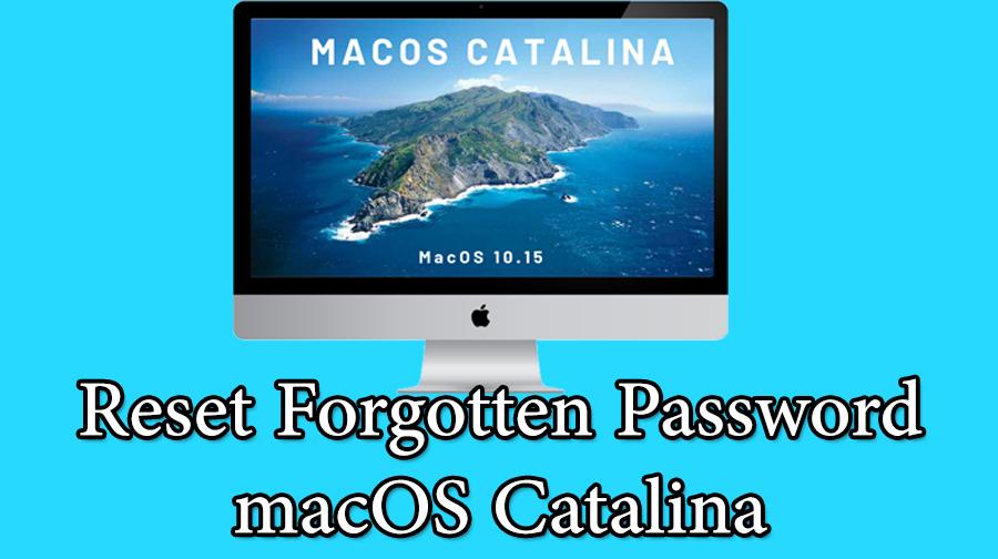 How to Reset macOS Catalina Forgotten Password without Data Lose