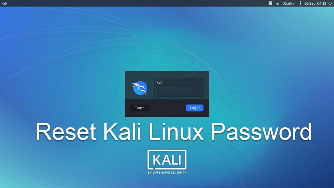 How to Reset Forgotten Password of Kali Linux 2022.3