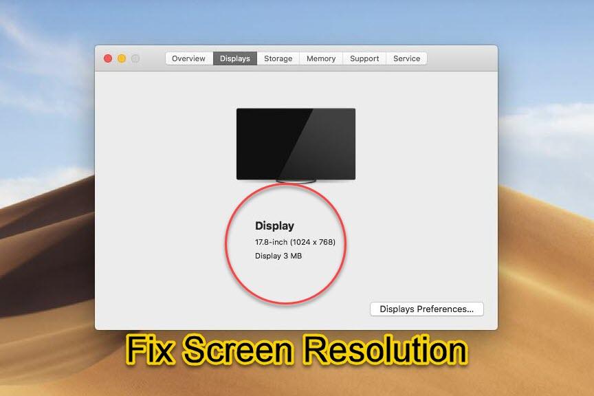 How to Fix macOS Mojave Screen Resolution on VirtualBox